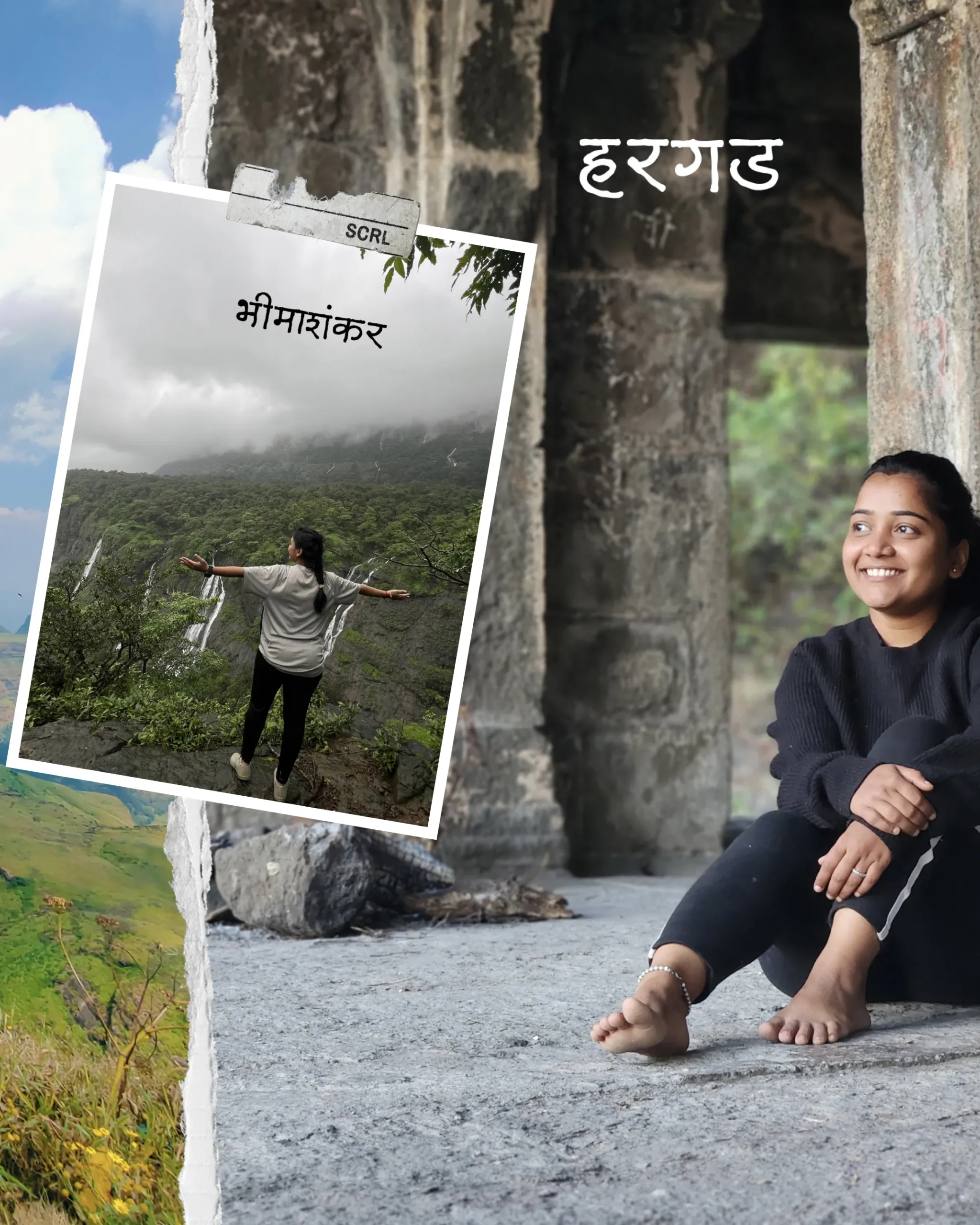 Hargad and Bhimashankar - forts climbed by Kamal, Touriko