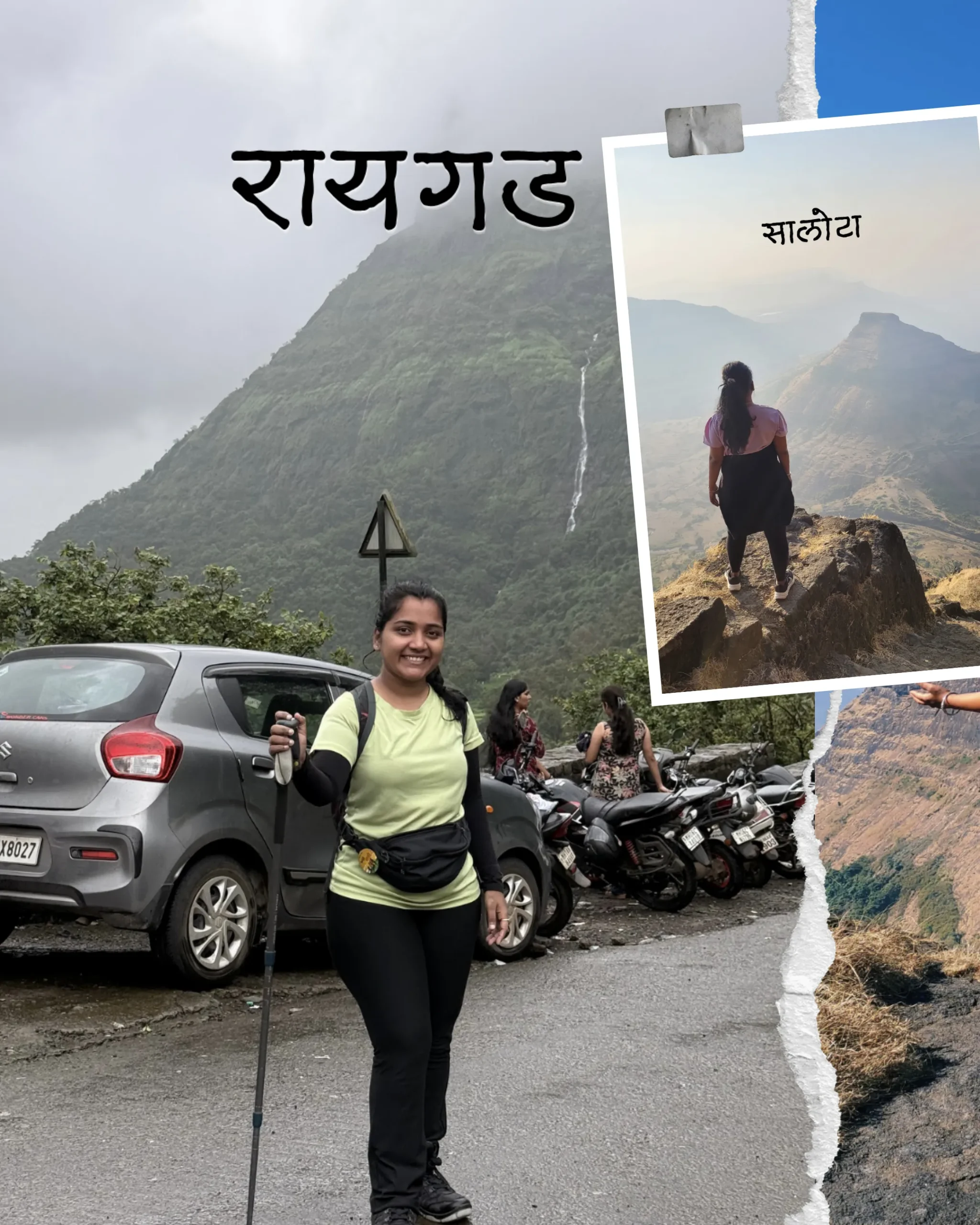 Raigad Fort - Kamal of Touriko Trek & Travel on the Sahyadri forts she has climbed