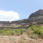 Dhodap Fort seen from Hatti village, Nashik