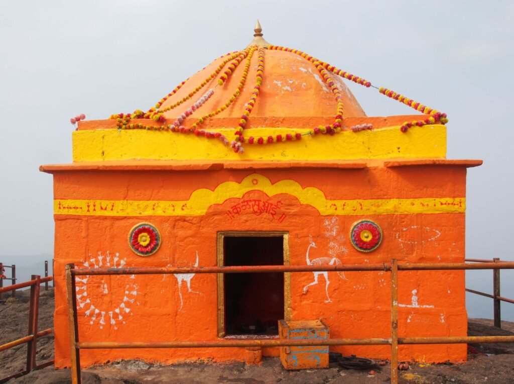 Kalsubai Devi temple at the top of Kalsubai peak