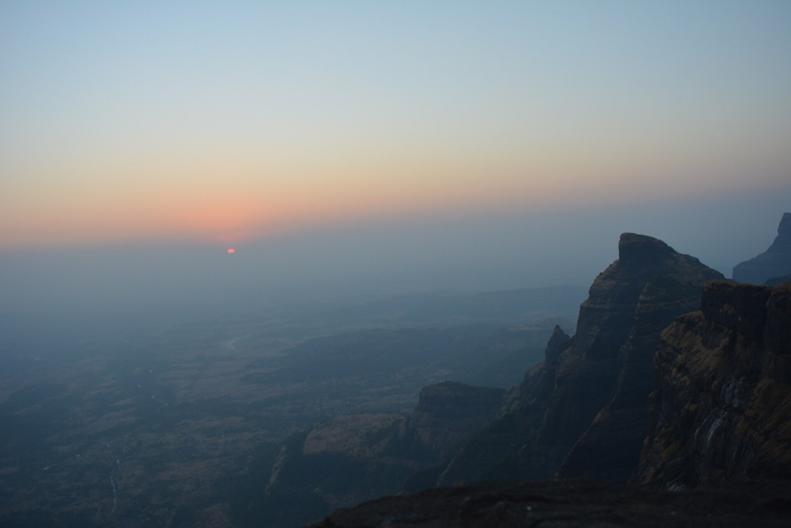 Konkan Kada cliff on Harishchandragad