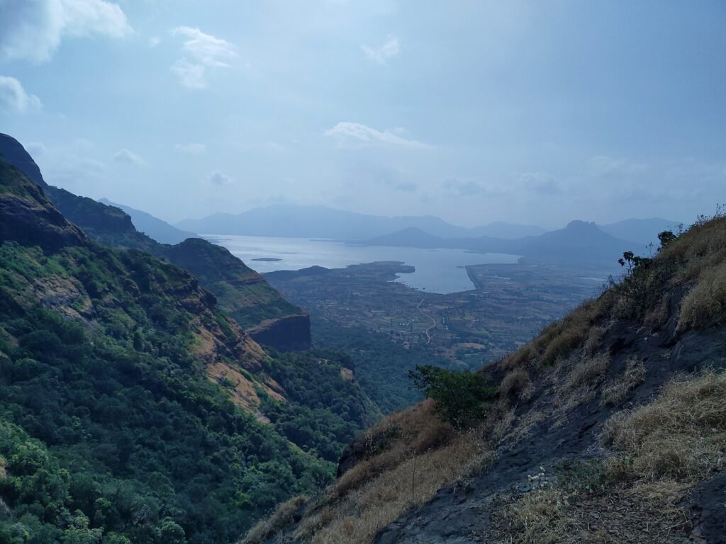 View of the Konkan valley from the edge of Konkan Kada